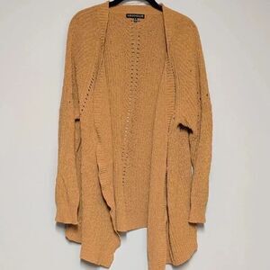 Love Ellie Women's Mustard Yellow Open Cardigan